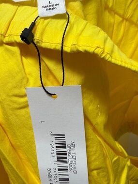 April Tiered One-Shoulder Dress in Lemon